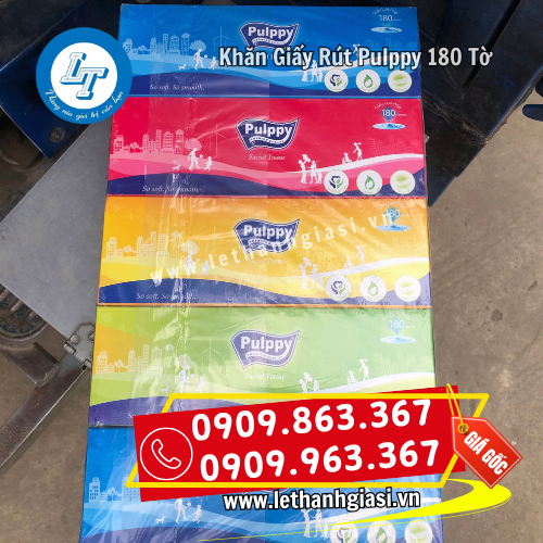 khăn giấy rút Pulppy 180 tờ được ưa chuộng sử dụng khăn giấy rút Pulppy 180 tờ được ưa chuộng sử dụng