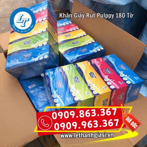 khăn giấy rút Pulppy 180 tờ giá sỉ rẻ tận xưởng khăn giấy rút Pulppy 180 tờ giá sỉ rẻ tận xưởng