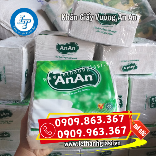 khăn giấy vuông an an chính hãng tại lê thanh khăn giấy vuông an an chính hãng tại lê thanh