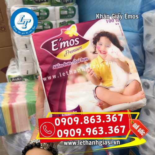khăn giấy vuông Emos giá sỉ chính hãng khăn giấy vuông Emos giá sỉ chính hãng