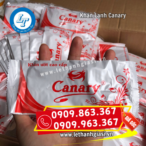 khăn lạnh Canary đóng gói 1 tờ 1 bịch khăn lạnh Canary đóng gói 1 tờ 1 bịch
