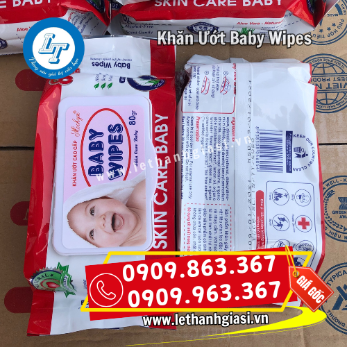 khăn ướt baby wipes 80g bao bì in ấn thông tin rõ nét khăn ướt baby wipes 80g bao bì in ấn thông tin rõ nét