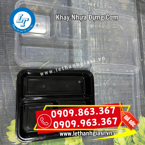 khay nhựa đựng cơm 3 ngăn giá sỉ rẻ mẫu đẹp khay nhựa đựng cơm 3 ngăn giá sỉ rẻ mẫu đẹp