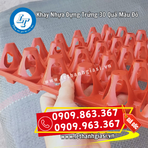 khay nhựa đựng trứng 30 quả màu đỏ chất lượng khay nhựa đựng trứng 30 quả màu đỏ chất lượng