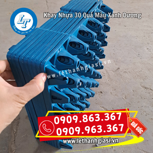 khay nhựa đựng trứng 30 quả màu xanh dương xếp chồng khay nhựa đựng trứng 30 quả màu xanh dương xếp chồng