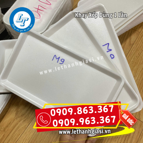 khay xốp trắng dùng 1 lần khay xốp trắng dùng 1 lần