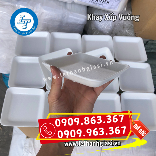 khay xốp vuông có trọng lượng nhẹ khay xốp vuông có trọng lượng nhẹ