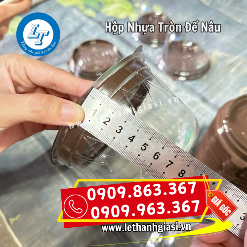 kích thước hộp nhựa tròn đế nâu đựng bánh kích thước hộp nhựa tròn đế nâu đựng bánh
