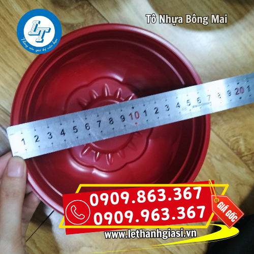 kích thước tô nhựa bông mai kích thước tô nhựa bông mai