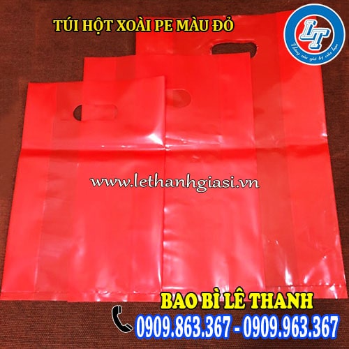 kích thước túi hột xoài pe màu đỏ đa dạng kích thước túi hột xoài pe màu đỏ đa dạng