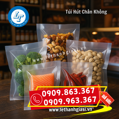 kích thước túi hút chân không đa dạng kích thước túi hút chân không đa dạng