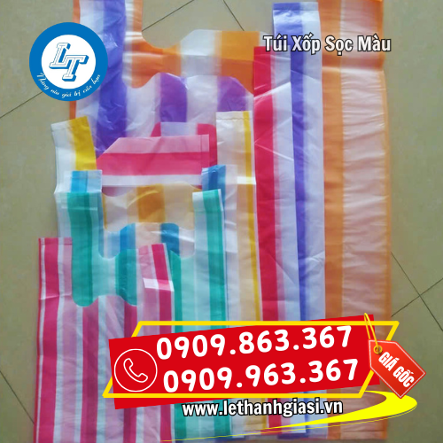kích thước túi xốp sọc màu đa dạng nhiều màu kích thước túi xốp sọc màu đa dạng nhiều màu