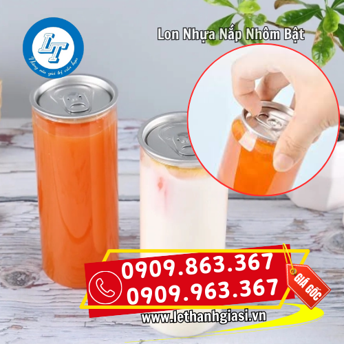 lon nhựa nắp nhôm bật sử dụng đơn giản lon nhựa nắp nhôm bật sử dụng đơn giản