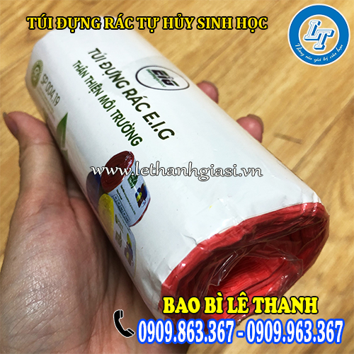 lớp nilon quấn quanh túi đựng rác tự hủy sinh học lớp nilon quấn quanh túi đựng rác tự hủy sinh học