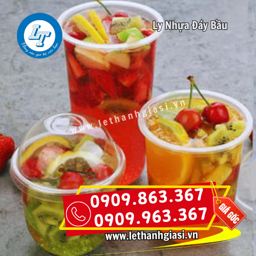 ly nhựa đáy bầu đựng đồ uống đẹp mắt ly nhựa đáy bầu đựng đồ uống đẹp mắt