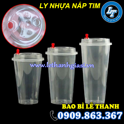 ly nhựa nắp tim có nắp nhựa trắng trong ly nhựa nắp tim có nắp nhựa trắng trong