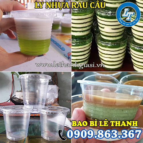 ly nhựa nhỏ có nắp làm rau câu ly nhựa nhỏ có nắp làm rau câu