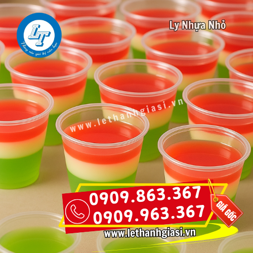 ly nhựa nhỏ đựng rau câu tiện dụng ly nhựa nhỏ đựng rau câu tiện dụng