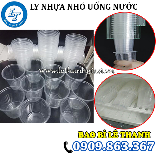 ly nhựa nhỏ uống nước không có nắp đậy ly nhựa nhỏ uống nước không có nắp đậy