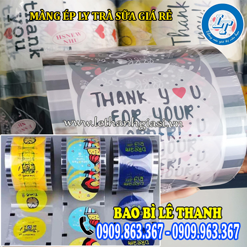 màng ép ly trà sữa giá rẻ in logo theo yêu cầu màng ép ly trà sữa giá rẻ in logo theo yêu cầu