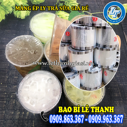 màng ép ly trà sữa trong suốt giá rẻ màng ép ly trà sữa trong suốt giá rẻ