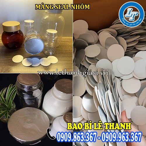 màng seal nhôm bám dính chắc chắn màng seal nhôm bám dính chắc chắn trên miệng chai hũ