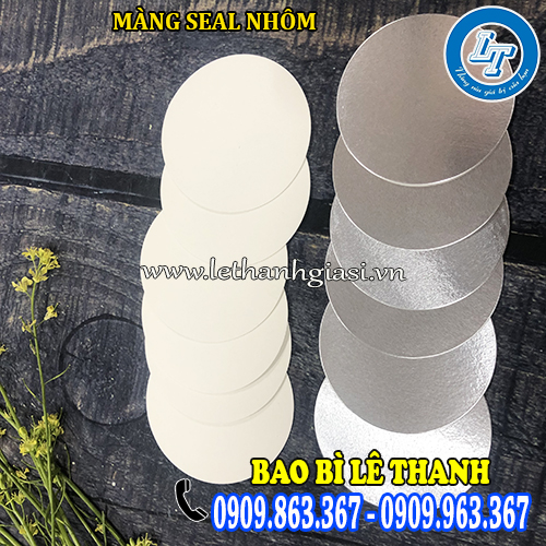 màng seal nhôm giá rẻ dán miệng chai lọ màng seal nhôm giá rẻ dán miệng chai lọ