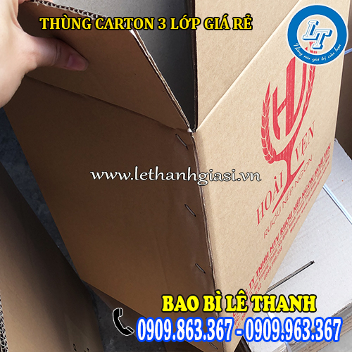 mặt ngoài thùng carton 3 lớp có thể in logo mặt ngoài thùng carton 3 lớp có thể in logo