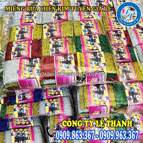 miếng rửa chén kim tuyến giá sỉ rẻ sẵn kho lê thanh miếng rửa chén kim tuyến giá sỉ rẻ sẵn kho lê thanh