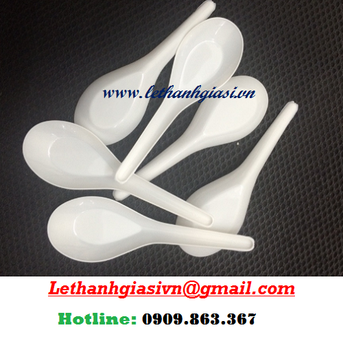 muỗng nhựa cán ngắn ăn cơm hộp