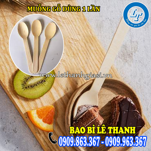 muỗng gỗ dùng 1 lần giá rẻ ăn bánh kem muỗng gỗ dùng 1 lần giá rẻ ăn bánh kem