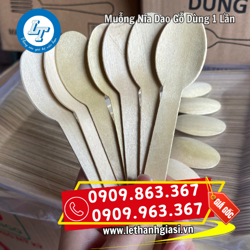muỗng gỗ dùng 1 lần giá rẻ chất lượng muỗng gỗ dùng 1 lần giá rẻ chất lượng