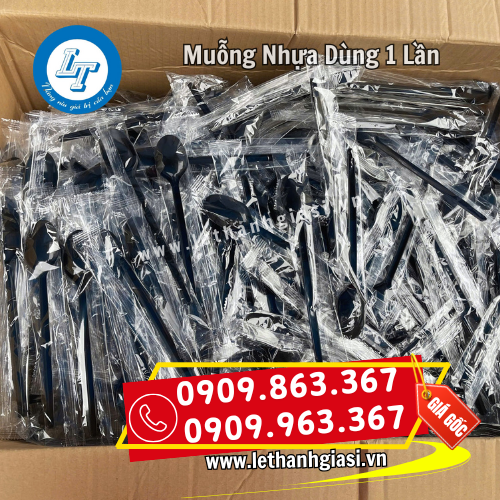 muỗng nhựa bọc màng giá sỉ thùng 2000 cái muỗng nhựa bọc màng giá sỉ thùng 2000 cái