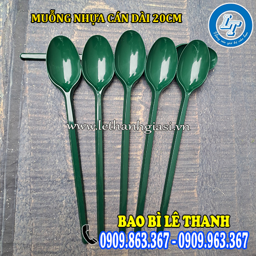 muỗng nhựa dài 20cm chất lượng muỗng nhựa dài 20cm chất lượng