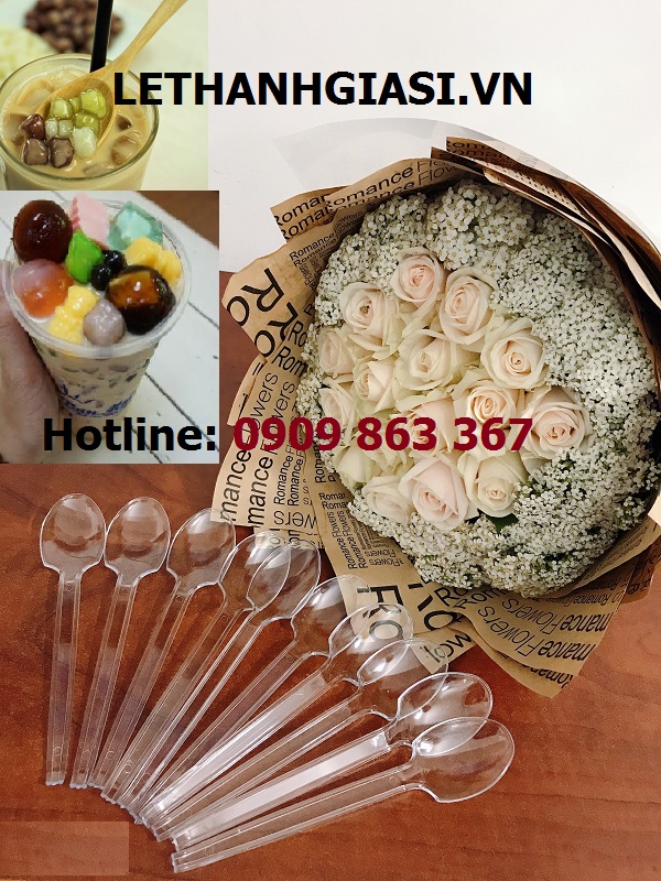 muỗng nhựa trà sữa muỗng nhựa trà sữa