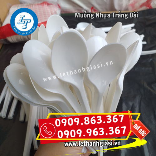 muỗng nhựa trắng dài ứng dụng linh hoạt muỗng nhựa trắng dài ứng dụng linh hoạt
