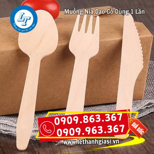 muỗng nĩa dao gỗ dùng 1 lần tiện lợi muỗng nĩa dao gỗ dùng 1 lần tiện lợi