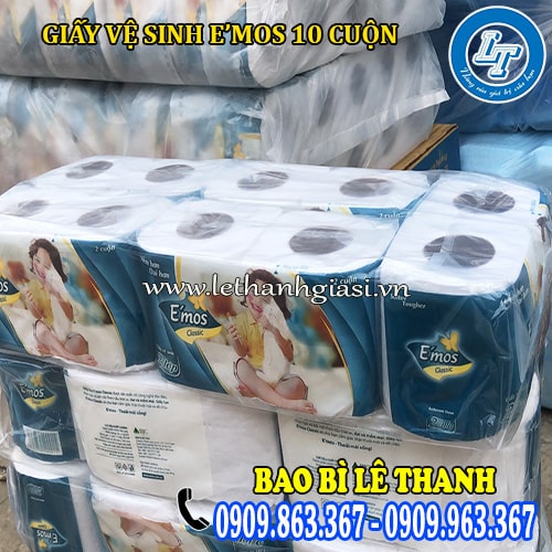nhà phân phối giấy vệ sinh E'mos 10 cuộn giá rẻ nhà phân phối giấy vệ sinh E'mos 10 cuộn giá rẻ