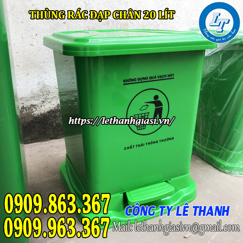 nơi bán thùng rác nhựa đạp chân 20 lít giá rẻ nơi bán thùng rác nhựa đạp chân 20 lít giá rẻ