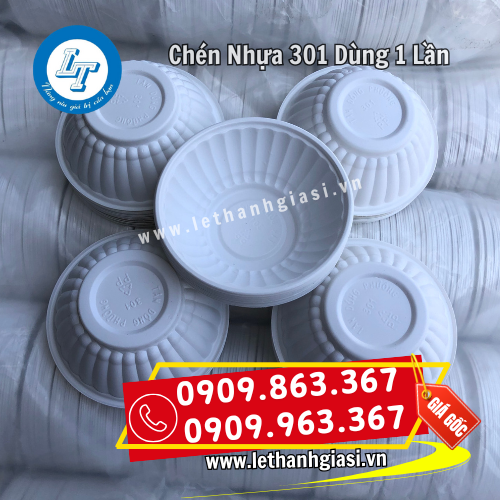 nơi nhập sỉ chén nhựa 301 dùng 1 lần giá rẻ nhất nơi nhập sỉ chén nhựa 301 dùng 1 lần giá rẻ nhất
