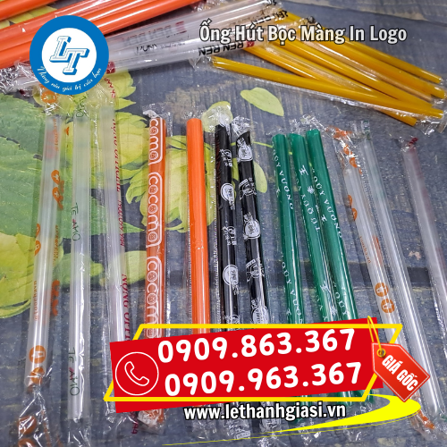 ống hút bọc màng in logo đủ màu đủ kích thước ống hút bọc màng in logo đủ màu đủ kích thước