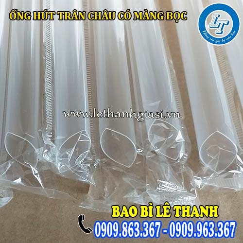 ống hút trân châu có màng bọc hợp vệ sinh ống hút trân châu có màng bọc hợp vệ sinh