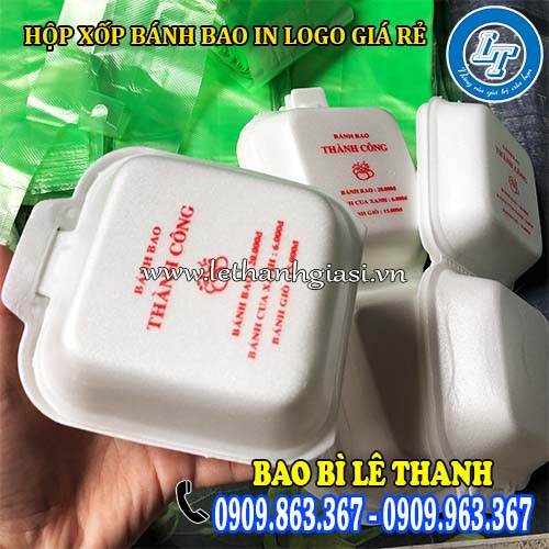 sản xuất hộp xốp đựng bánh bao in logo giá rẻ sản xuất hộp xốp đựng bánh bao in logo giá rẻ