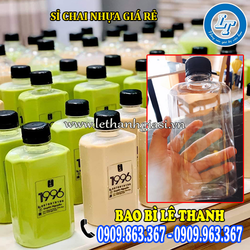 sỉ chai nhựa dẹp giá rẻ đựng trà sữa sỉ chai nhựa dẹp giá rẻ đựng trà sữa