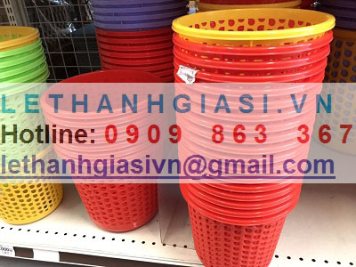 sọt rác nhựa tròn có lỗ sọt rác nhựa tròn có lỗ