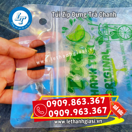 thiết kế túi zip đựng trà chanh tinh tế thiết kế túi zip đựng trà chanh tinh tế