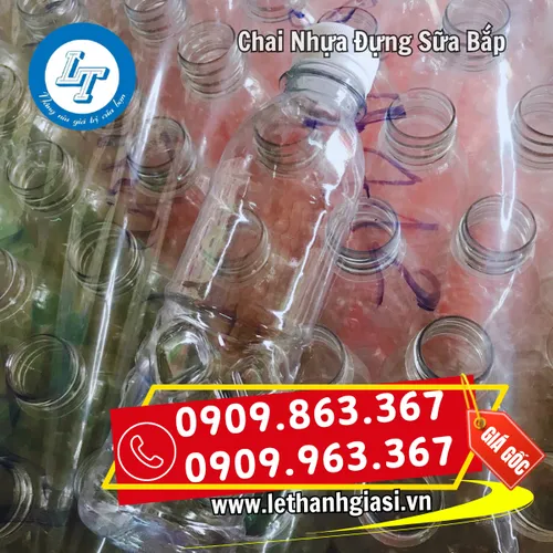 CHAI NHỰA CA-RO ĐỰNG SỮA