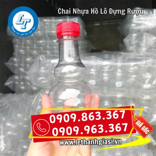 CHAI NHỰA HỒ LÔ ĐỰNG RƯỢU