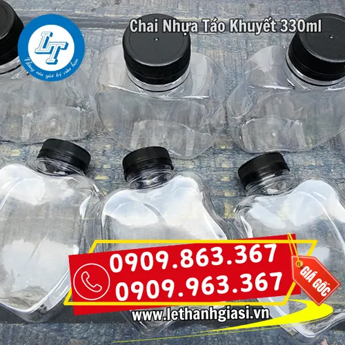 CHAI NHỰA 330ML TÁO KHUYẾT