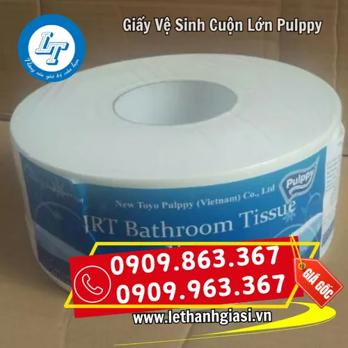 GIẤY VỆ SINH CUỘN LỚN PULPPY